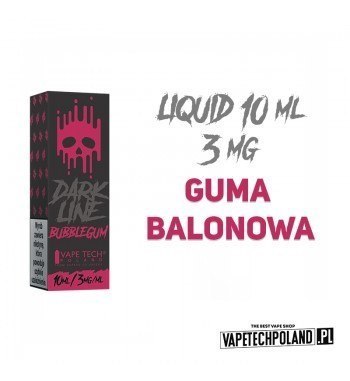 Liquid DARK LINE 10ml - Bubble Gum 3mg