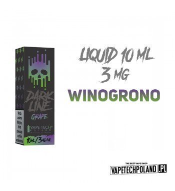 Liquid DARK LINE 10ml - Grape 3mg