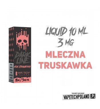 Liquid DARK LINE 10ml - Milk Strawberry 3mg