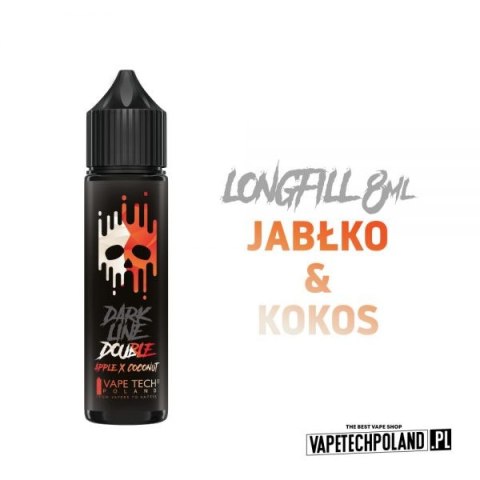 Longfill DARK LINE Double 8/60ml - Apple Coconut