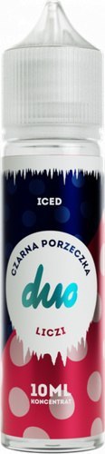 Longfill DUO ICED koncentrat 10/60ml - CZARNA PORZECZKA LICZI