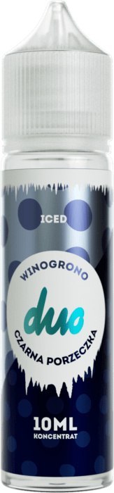Longfill DUO ICED koncentrat 10/60ml - WINOGRON CZARNA PORZECZKA