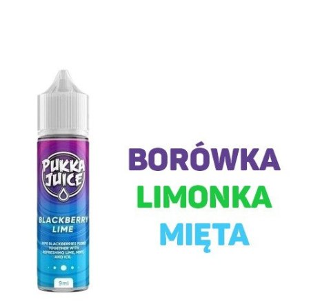 Longfill Pukka Juice 9/60ml - Blue Blackberry Lime