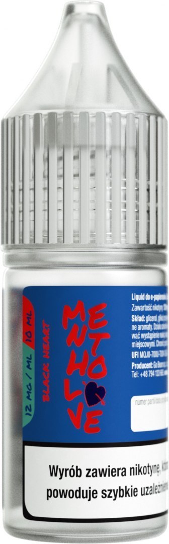 Liquid Mentholove Nicotine Black Heart - 12mg