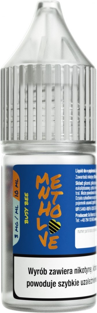 Liquid Mentholove Nicotine Busy Bee - 3mg