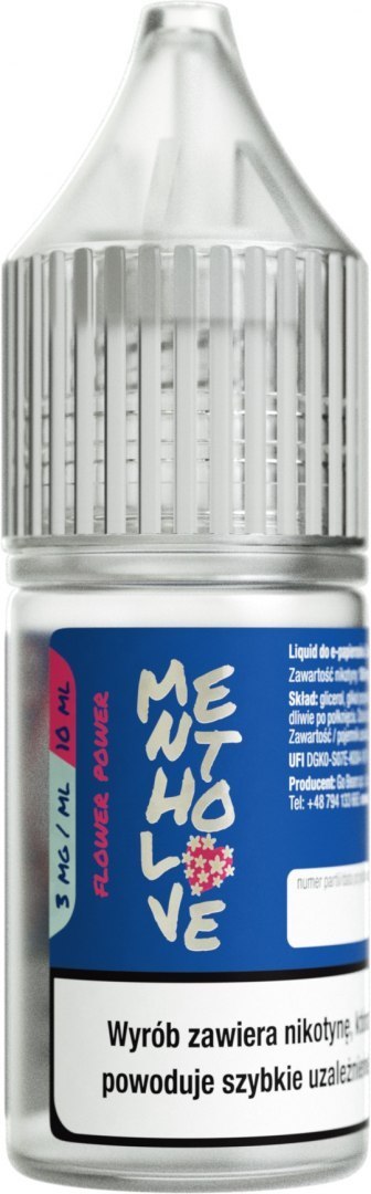 Liquid Mentholove Nicotine Flower Power - 3mg