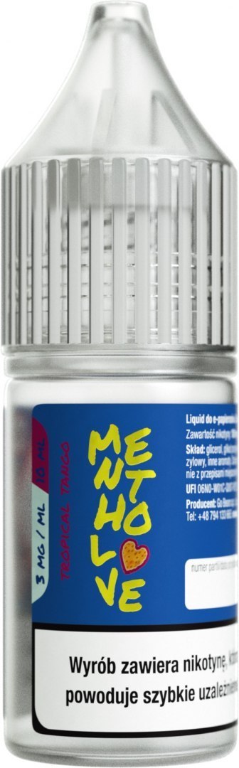 Liquid Mentholove Nicotine Tropical Tango - 3mg