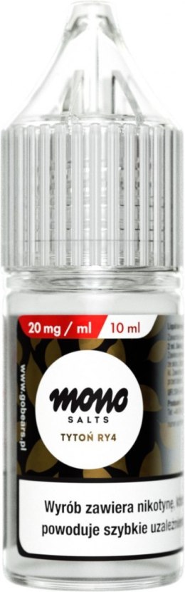 Liquid MONO Salts - Tytoń RY4 20mg