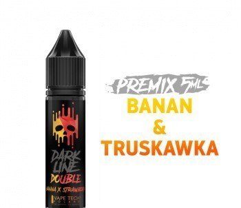 Premix Double Dark Line 5/15ml - Banana & Strawberry