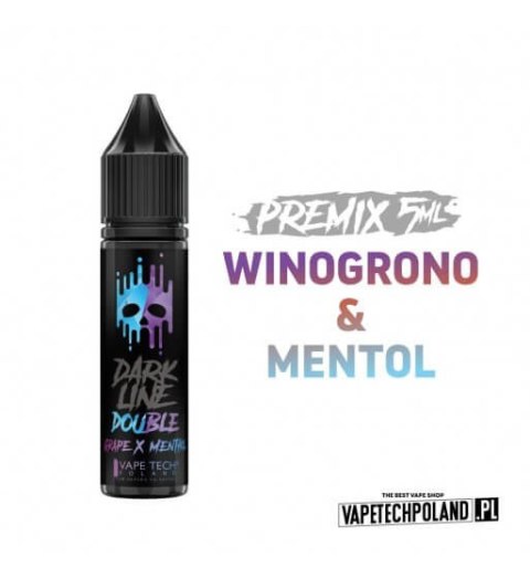 Premix Double Dark Line 5/15ml - Grape & Menthol