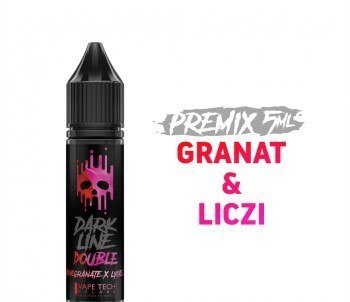 Premix Double Dark Line 5/15ml - Pomegranate & Lychee