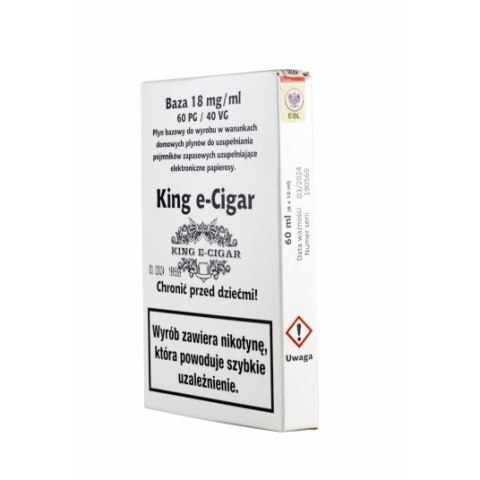 Shot Baza King e-Cigar 60ml 60/40 - 18mg 6x10ml