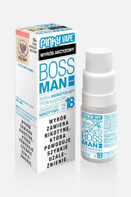 Liquid Pinky Vape Bossman 12mg 10ml