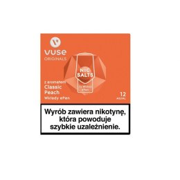 Wkłady do Vuse ePod z aromatem: Classic Peach vPro 18mg/ml (2 szt.)
