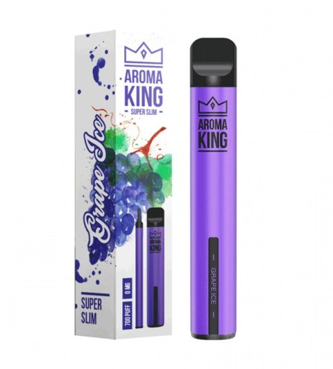 Aroma King Slim 700 puffs 20mg - Grape Ice