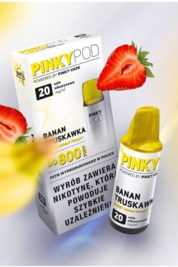 Kartridż Pinky POD-Banan Truskawka