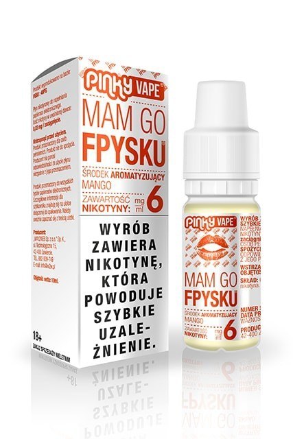 Liquid Pinky Vape - Mam Go Fpysku 6mg 10ml