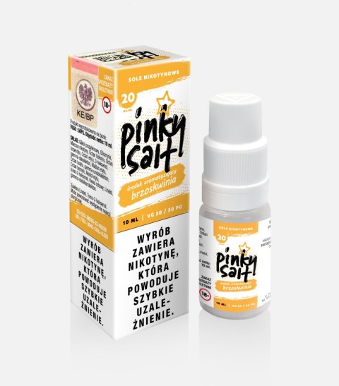 Liquid Pinky Vape Salt - 10ml Brzoskwinia 20mg