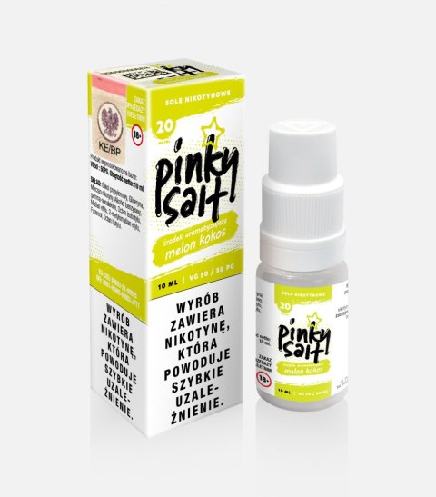 Liquid Pinky Vape Salt - 10ml Melon Kokos 20mg