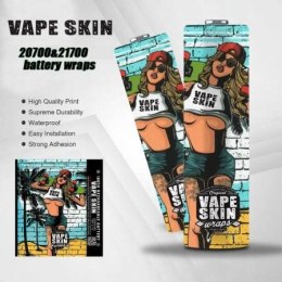 Koszulka Termokurczliwa - Vape Girl - na akumulator 21700/20700