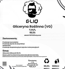 Gliceryna Farmaceutyczna 99,5% 1000L ~ 1260Kg