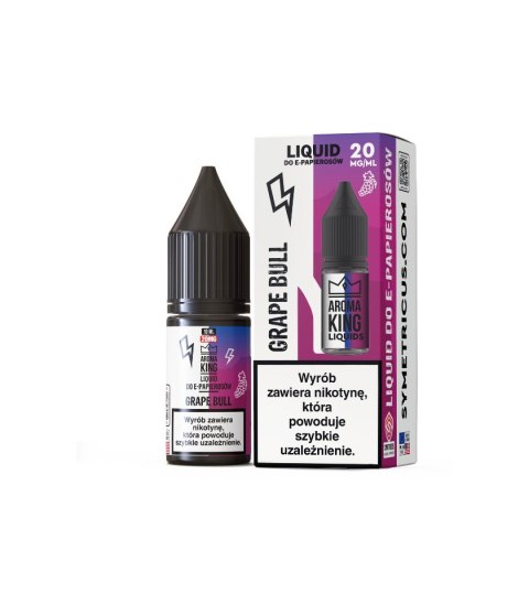 Liquid Aroma King Salt 10 ml - Grape Bull 20 mg