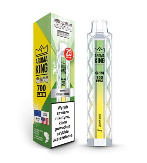 Aroma King GEM LUX 700 20mg - Lemon Lime