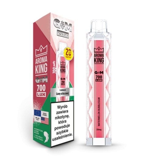 Aroma King GEM LUX 700 20mg - Watermelon Bubblegum