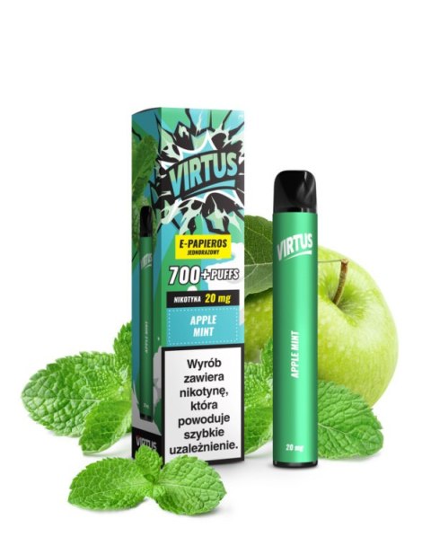 E-PAPIEROS Virtus 700+ Apple Mint 20mg