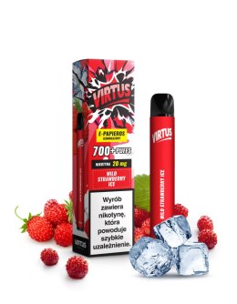 E-PAPIEROS Virtus 700+ Wild Strawberry Ice 20mg