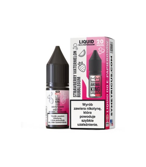 Liquid Aroma King 0 mg 10 ml - Strawberry Watermelon Bubblegum