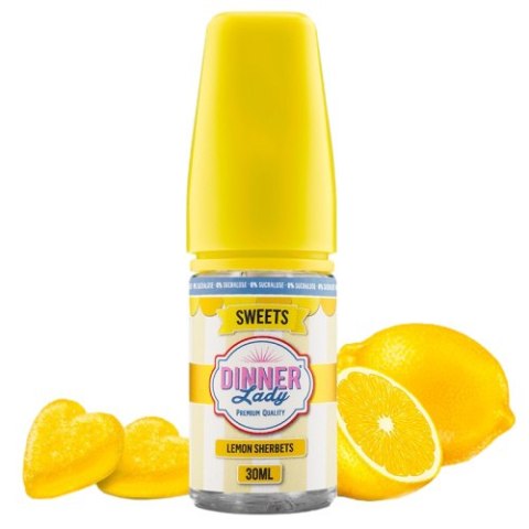 Longfill Dinner Lady 6/30ml Lemon Sherbets