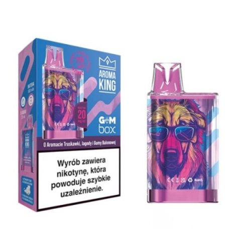 Aroma King GEM BOX - Strawberry Blueberry Bubblegum - 700 puffs 20mg