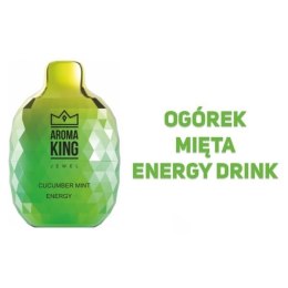 Aroma King Jewel 8000 puffs 0mg - Cucumber Mint Energy
