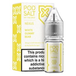 Liquid Pod Salt Nexus - White Gummy Bear - 10ml - 20mg