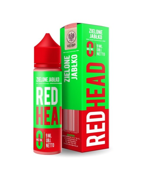 Longfill RedHead - Zielone Jabłko 9/60ml