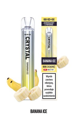 SKE Crystal - Banana Ice 600 puffs 20 mg