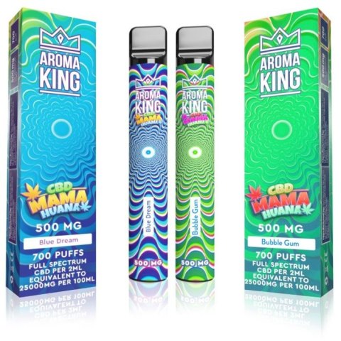 Aroma King Mama Huana CBD 700 puffs 500mg - Blue Dream