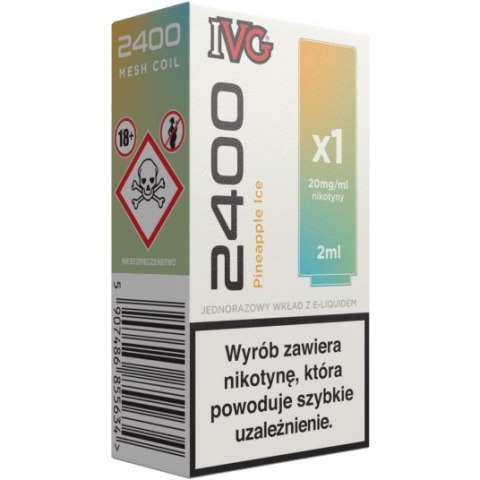 IVG 2400 Pod Pineapple Ice 20mg 2ml