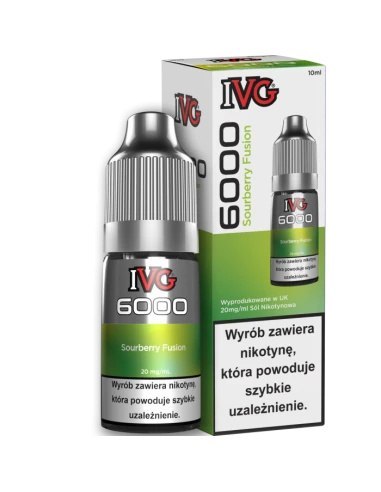 Liquid IVG 6000 Salt Sourberry Fusion 20 mg 10 ml