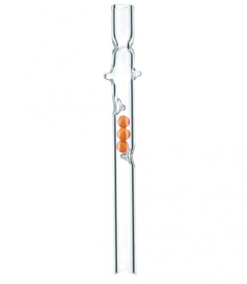 Lufka szklana S2 Neon Orange Spherule Strait 12cm
