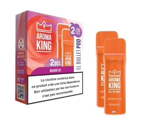 Wkład Aroma King EL Bullet - 2x Mango Ice