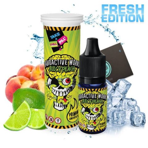 Koncentrat Radioactive Worms - Juicy Peach Fresh Edition 10 ml