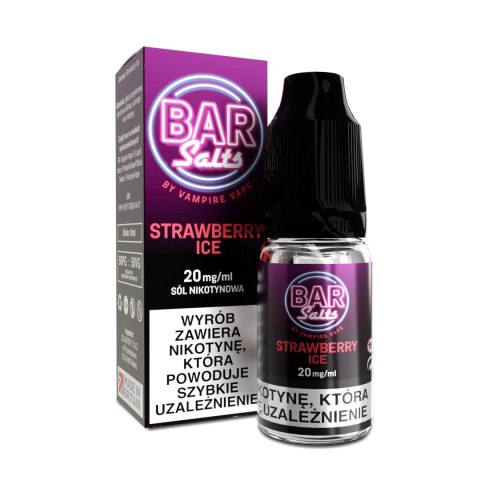 Liquid Bar Salt - Strawberry Ice 20 mg 10 ml