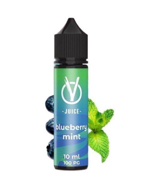 Longfill VBar VJuice 10/60ml - Blueberry Mint