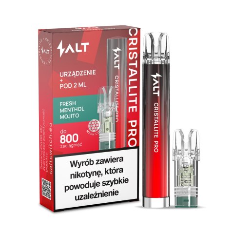 Cristallite Pro Red Battery + Wkład Fresh Menthol Mojito 20mg