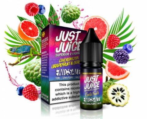 Liquid Just Juice Salt 10ml - Cheirimoya Grapefruit & Berries 20mg