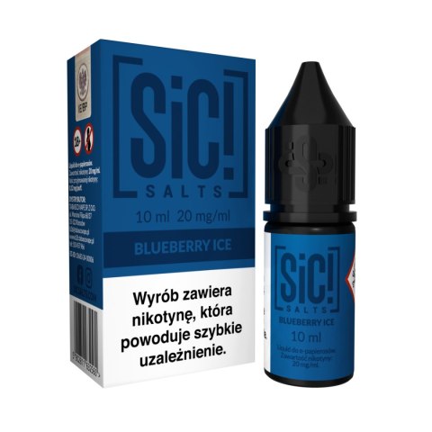 Liquid Sic Salts 10ml Blueberry Ice 20mg