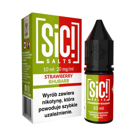 Liquid Sic Salts 10ml Strawberry Rhubarb 20mg