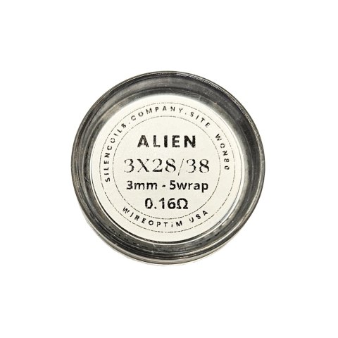 Grzałki SilenCoils Alien - 3x28/38 3mm 5w 0.16 ohm